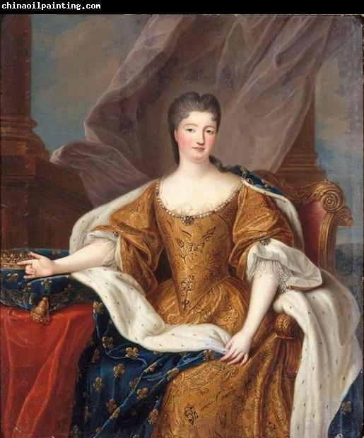 Circle of Pierre Gobert Portrait Marie Anne de Bourbon as Princess of Conti