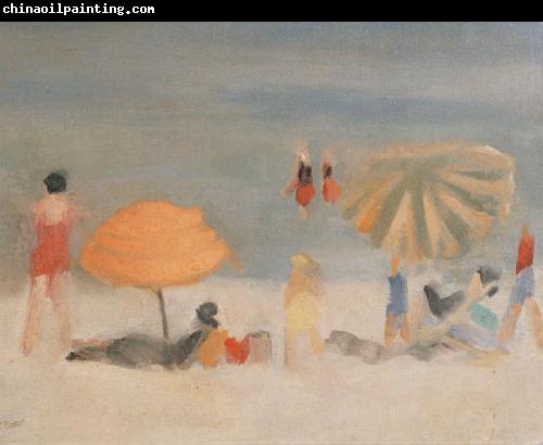 Clarice Beckett Beach Scene