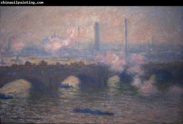 Claude Monet Waterloo Bridge, Gray Day