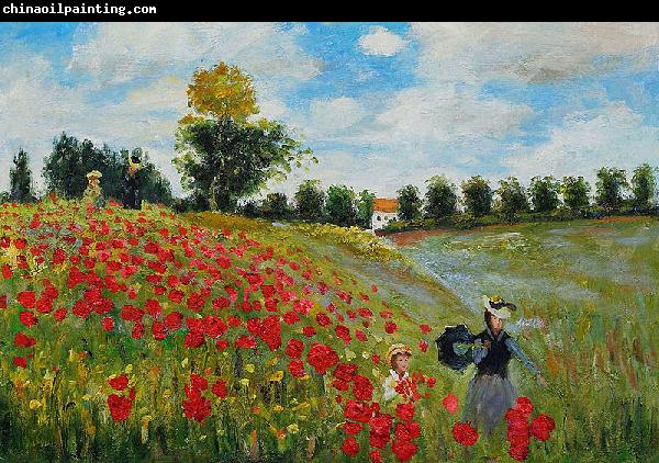 Claude Monet Poppy Field in Argenteuil