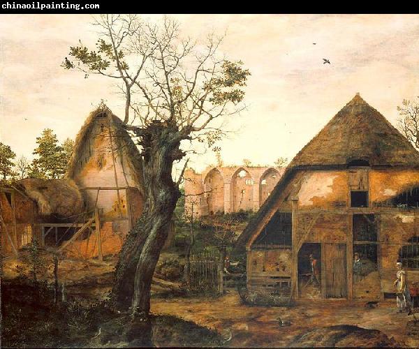 Cornelis van Dalem Landscape with Farm