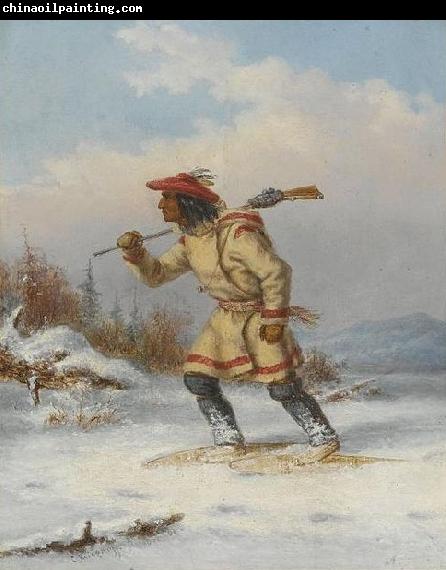 Cornelius Krieghoff Following the Moose