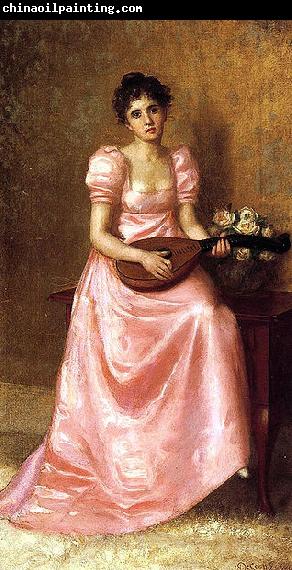 DeScott Evans Woman Playing a Mandolin