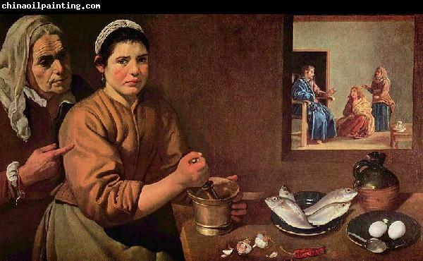 Diego Velazquez Christus im Hause von Martha und Maria