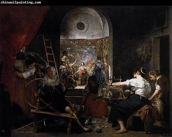 Diego Velazquez The Fable of Arachne a.k.a. The Tapestry Weavers or The Spinners