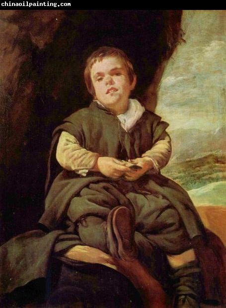 Diego Velazquez Portrat des Hofzwerges Francisco Lezcano, Kind des Vallecas