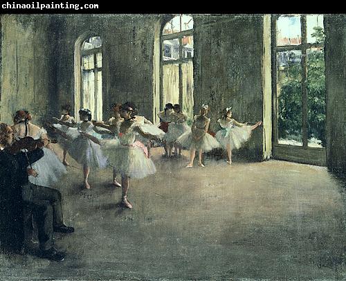 Edgar Degas Rehearsal