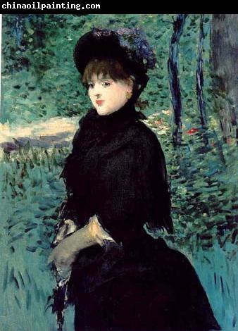 Edouard Manet La Promenade Madame Gamby