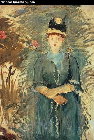 Edouard Manet Jeunne Fille dans les Fleurs