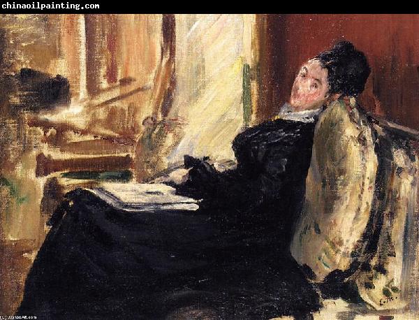 Edouard Manet Jeune femme au livre