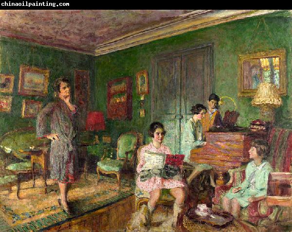 Edouard Vuillard Madame Andre Wormser and her Children