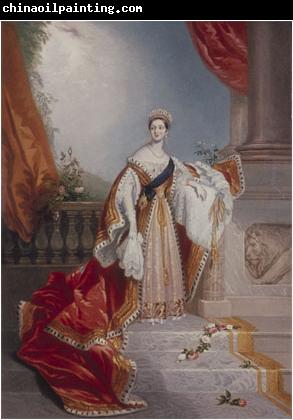 Edward Alfred Chalon Portrait of Queen Victoria on