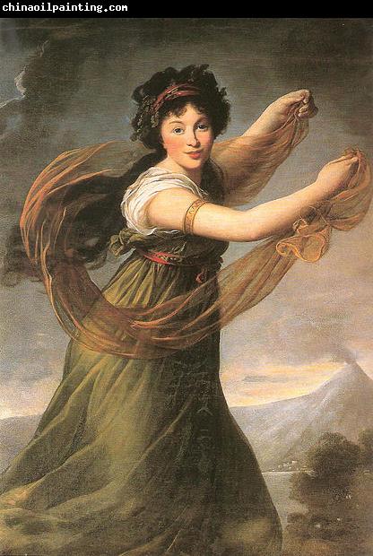 Elisabeth LouiseVigee Lebrun Portrait of Pelagie Sapiezyna nee Potocka