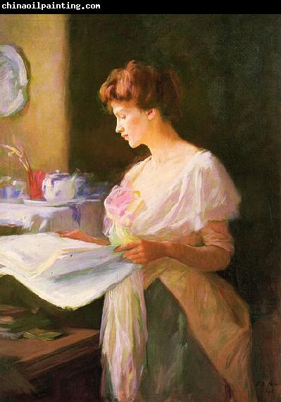 Ellen Day Hale Morning News. Private collection