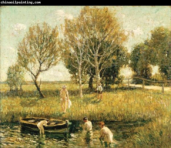 Ernest Lawson Boys Bathing