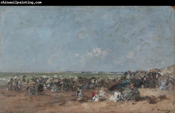 Eugene Boudin Beach Scene