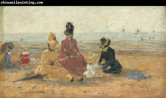 Eugene Boudin On the Beach