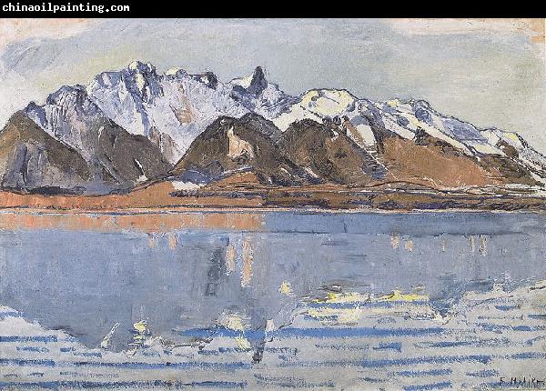 Ferdinand Hodler Thunersee mit Stockhornkette