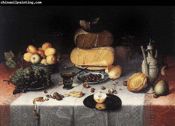 Floris van Dyck Still Life with Cheeses