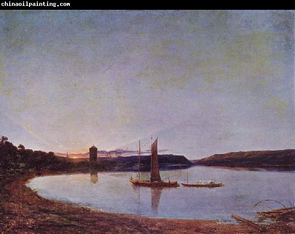 Francis Danby See bei Sonnenuntergang