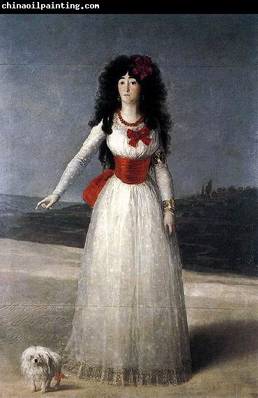 Francisco de Goya White Duchess