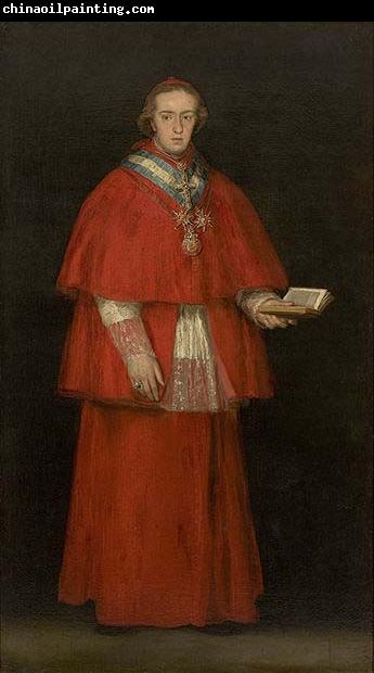 Francisco de Goya Portrait of Cardinal Luis Maria de Borbon y Vallabriga