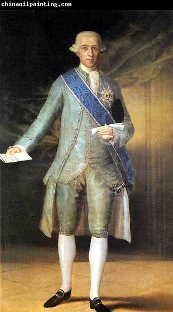 Francisco de Goya Portrait of Jose Monino, 1st Count of Floridablanca