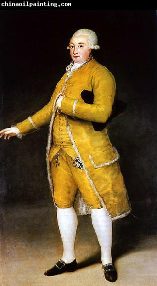 Francisco de Goya Portrait of Francisco Cabarres