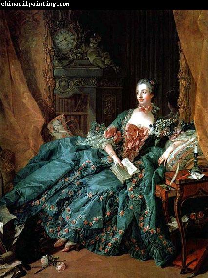 Francois Boucher Portrat der Madame de Pompadour