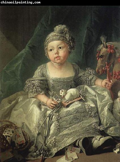 Francois Boucher Portrait of Louis Philippe of Orleans as a child