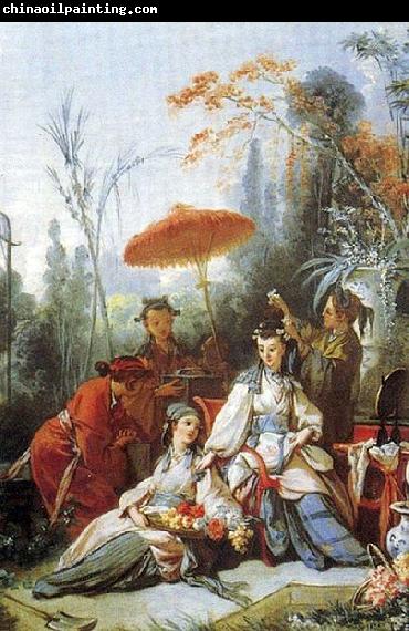 Francois Boucher The Chinese Garden