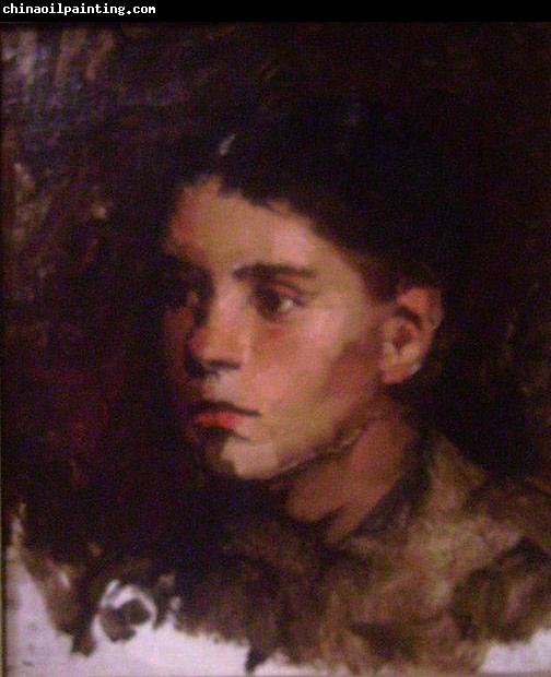 Frank Duveneck Head of a Young Girl