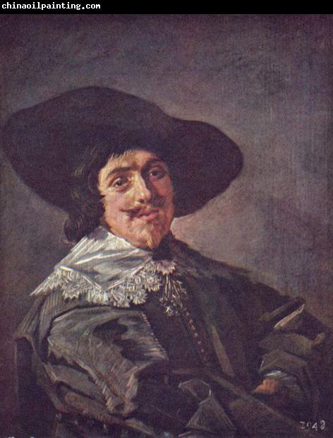 Frans Hals Bildnis eines jungen Mannes in gelbbraunem Rock.