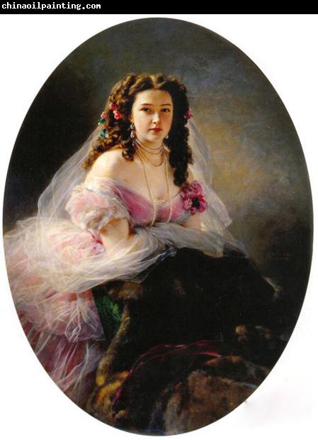 Franz Xaver Winterhalter Portrait of Madame Barbe de Rimsky-Korsakov