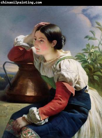 Franz Xaver Winterhalter Young Italian Girl at the Well