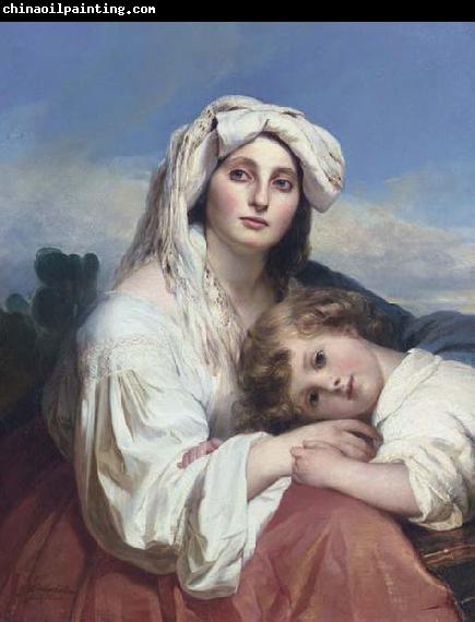 Franz Xaver Winterhalter Italienerin mit Kind