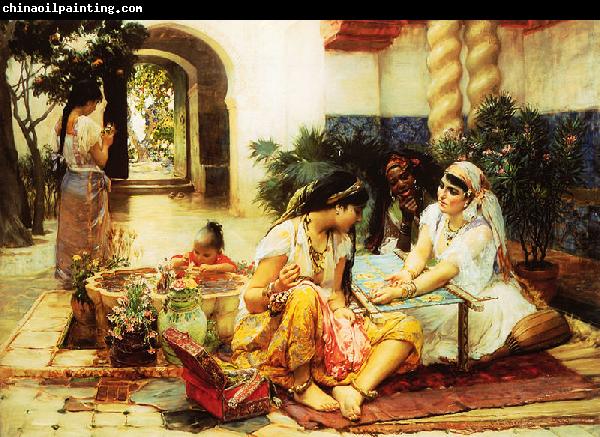 Frederick Arthur Bridgman In a Village El Biar Algeria