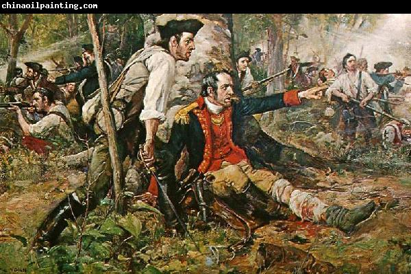 Frederick Coffay Yohn Herkimer at the Battle of Oriskany