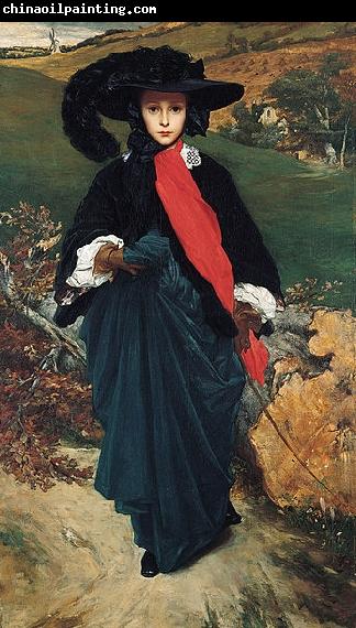 Frederick Leighton Portrait of May Sartoris