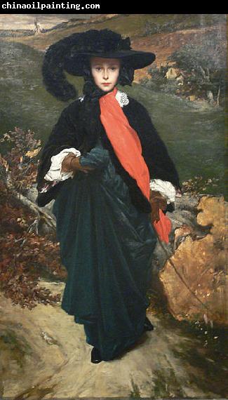 Frederick Leighton Portrait of May Sartoris