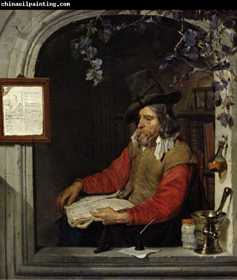 Gabriel Metsu The Apothecary or The Chemist.