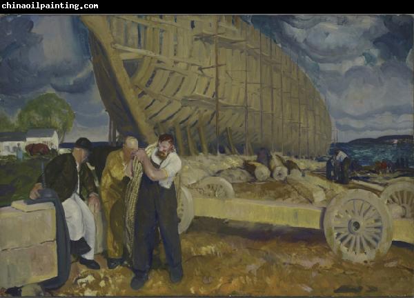 George Bellows Builders of Ships