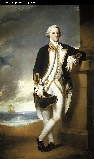 George Dance the Younger Portrait of Captain Hugh Palliser