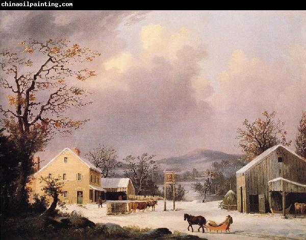 George Henry Durrie Jones Inn, Winter