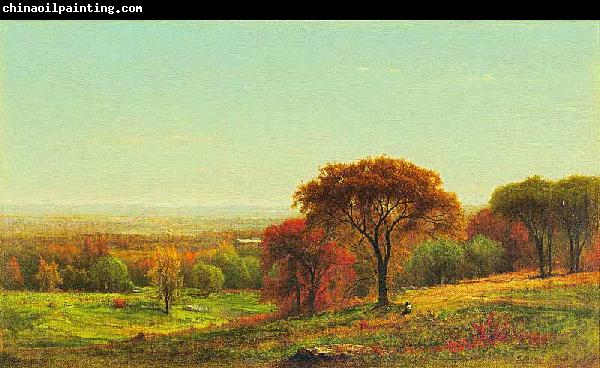 George Inness Across the Hudson Valley in the Foothills of the Catskills