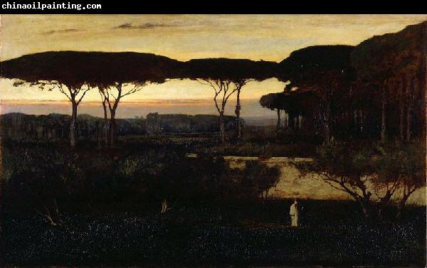 George Inness Pines and Olives at Albano,