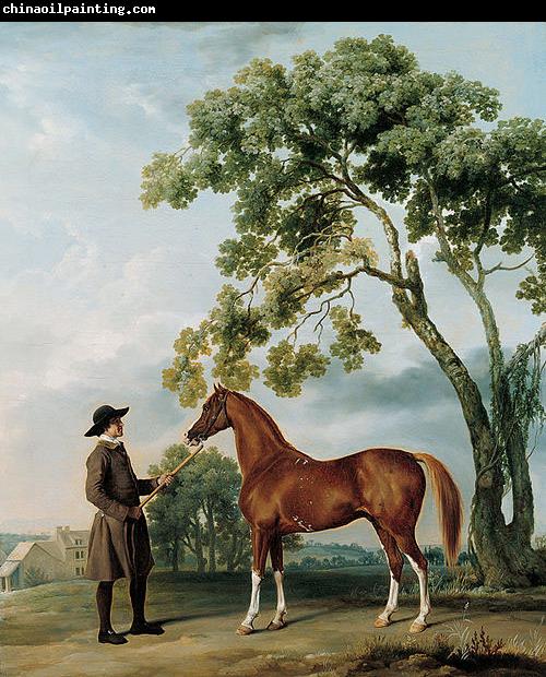 George Stubbs Lord Grosvenor's Arabian Stallion with a Groom