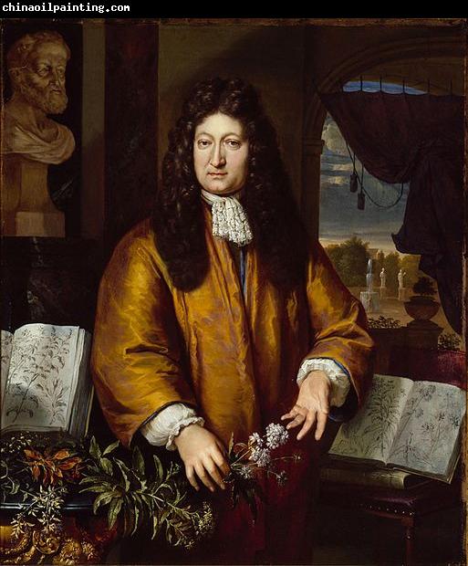 Gerard Hoet Portret van de Leidse botanicus Jan Commelin