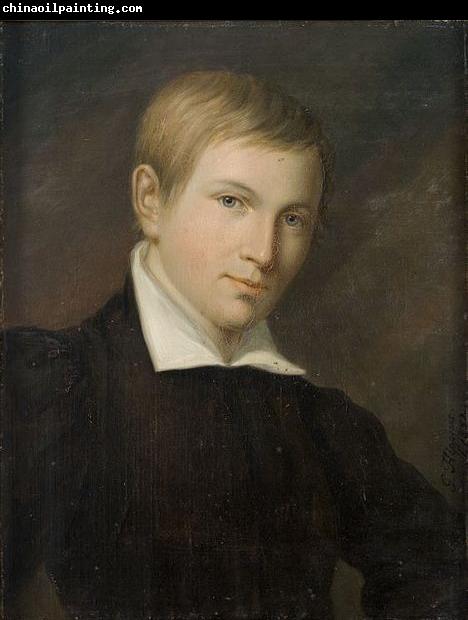 Gustav Adolf Hippius Portrait of Painter Otto Ignatius