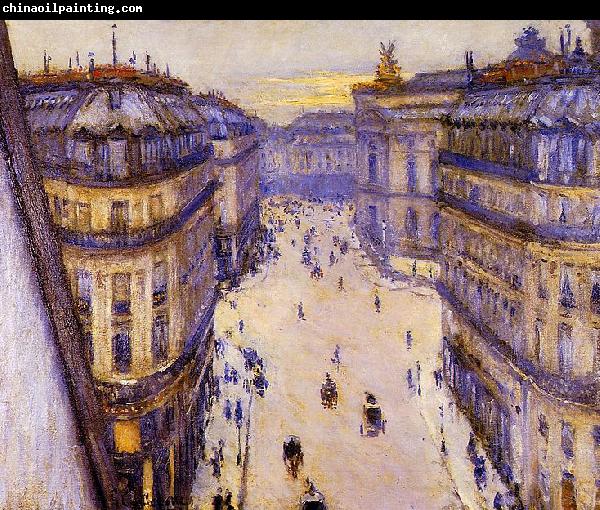 Gustave Caillebotte Rue Halevy, vue d'un sixieme etage